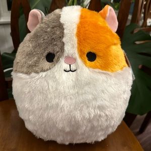 Squishmallow FuzzAMallow Everett Guinea Pig 12 inch Tri-color Plush